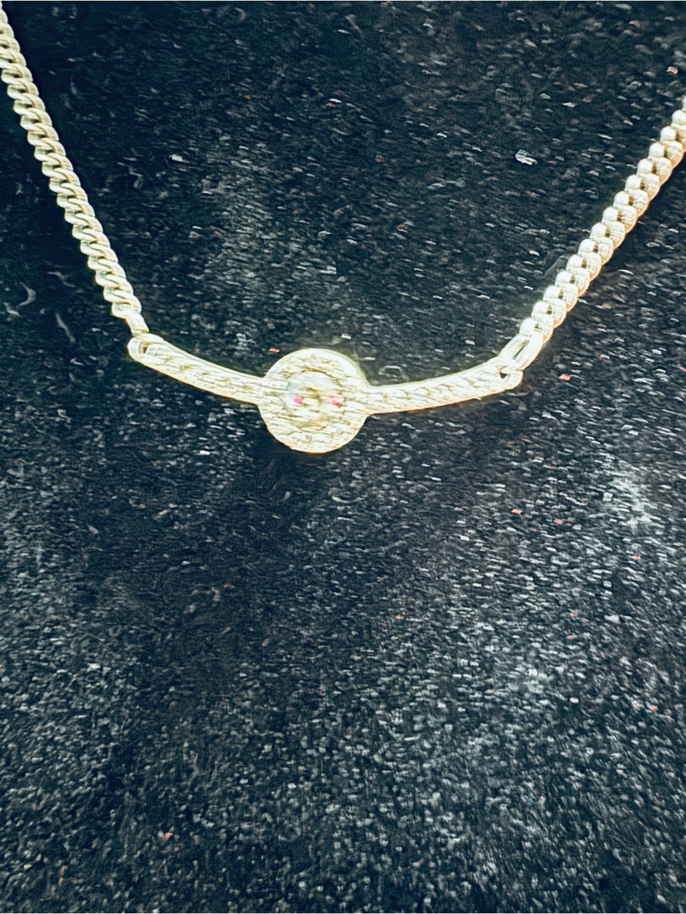 Brighton silver Tone Round Center Chain Necklace - Women's Jewelry